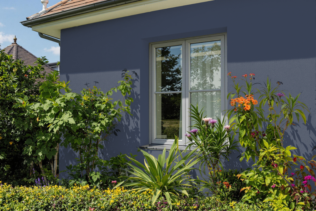 outdoor paint color with dulux oxford-blue-heritage
