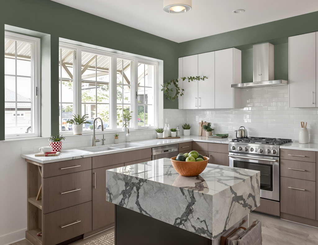 kitchen paint color with benjamin-moore vintage-vogue-462