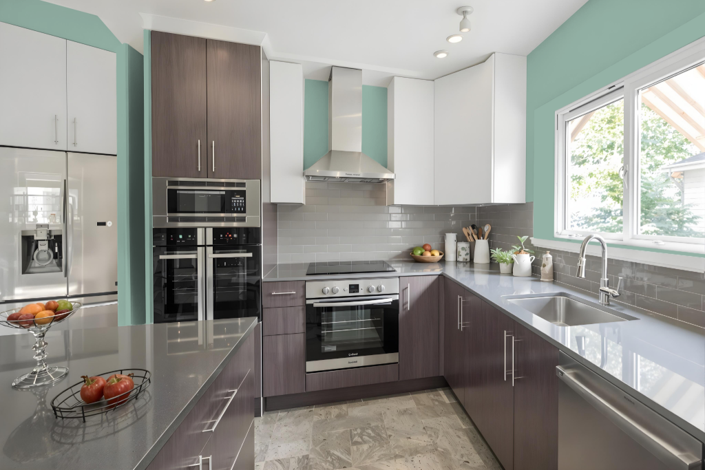 kitchen paint color with sherwin-williams vintage-vessel-sw-9050