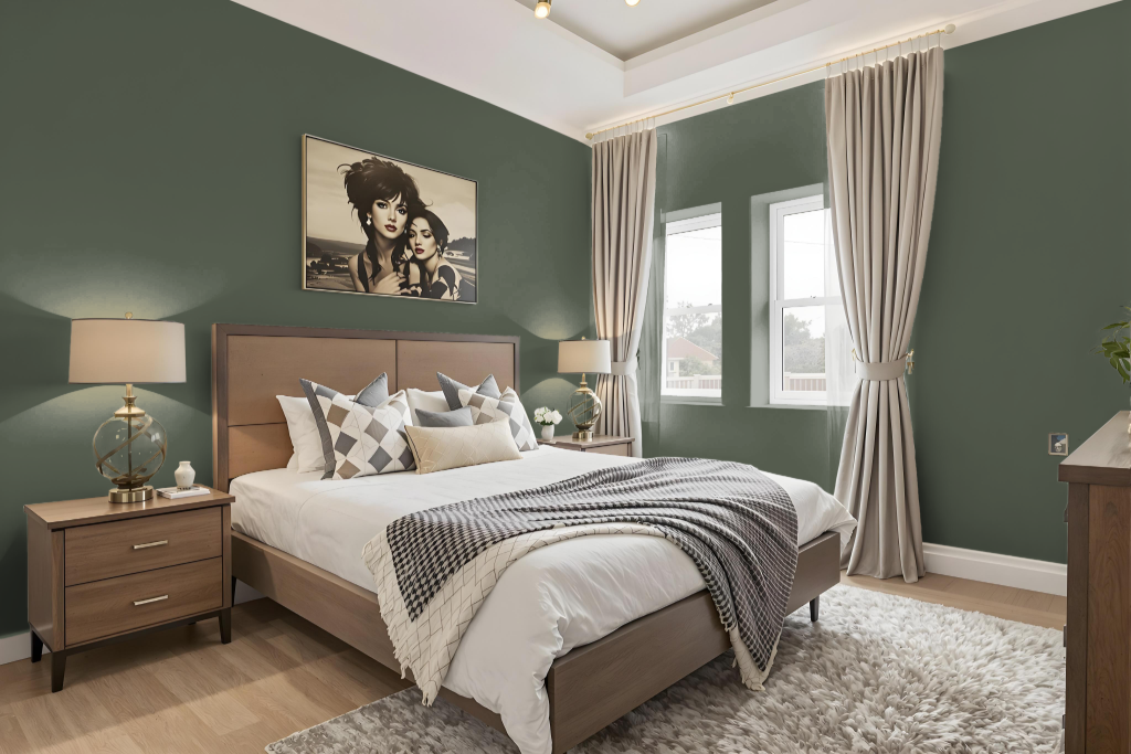 bedroom paint color with benjamin-moore vintage-vogue-462